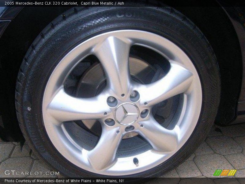 Capri Blue Metallic / Ash 2005 Mercedes-Benz CLK 320 Cabriolet