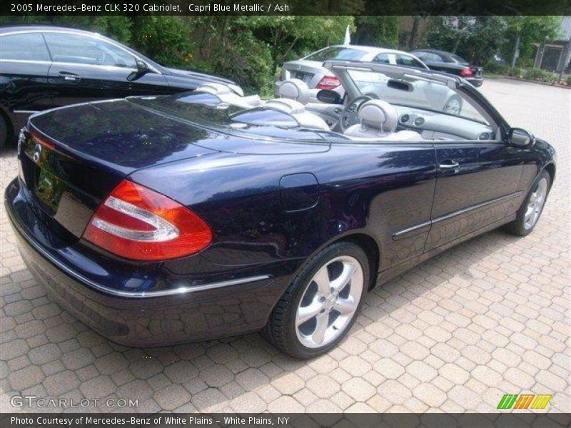 Capri Blue Metallic / Ash 2005 Mercedes-Benz CLK 320 Cabriolet