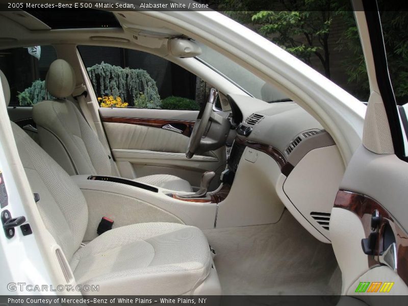 Alabaster White / Stone 2005 Mercedes-Benz E 500 4Matic Sedan