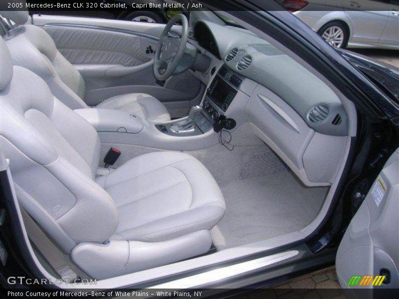 Capri Blue Metallic / Ash 2005 Mercedes-Benz CLK 320 Cabriolet
