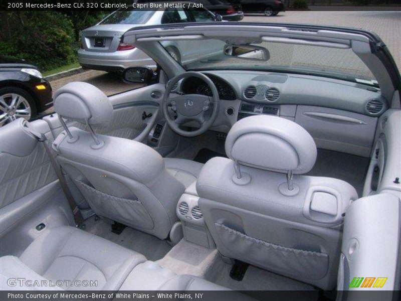 Capri Blue Metallic / Ash 2005 Mercedes-Benz CLK 320 Cabriolet