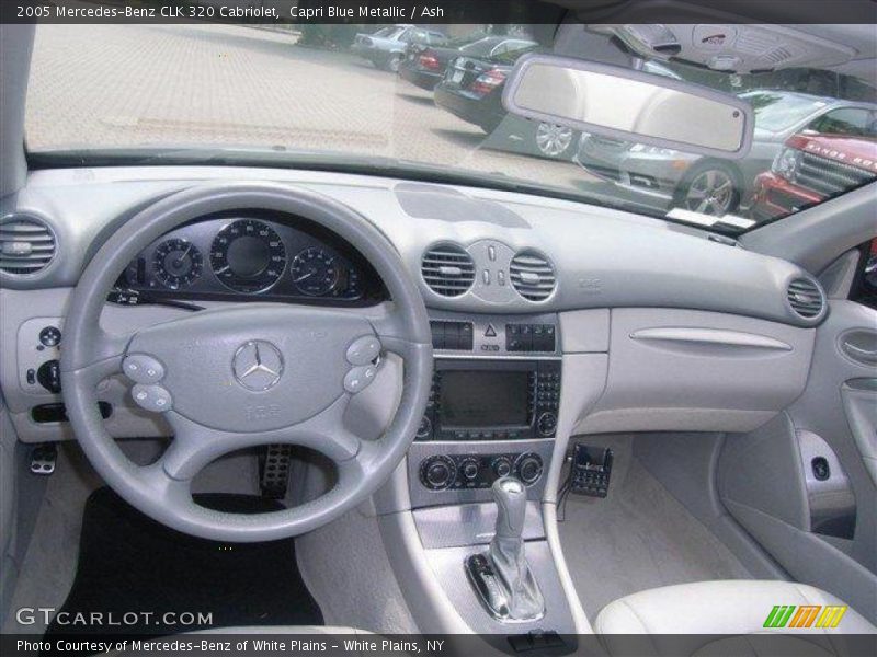Capri Blue Metallic / Ash 2005 Mercedes-Benz CLK 320 Cabriolet