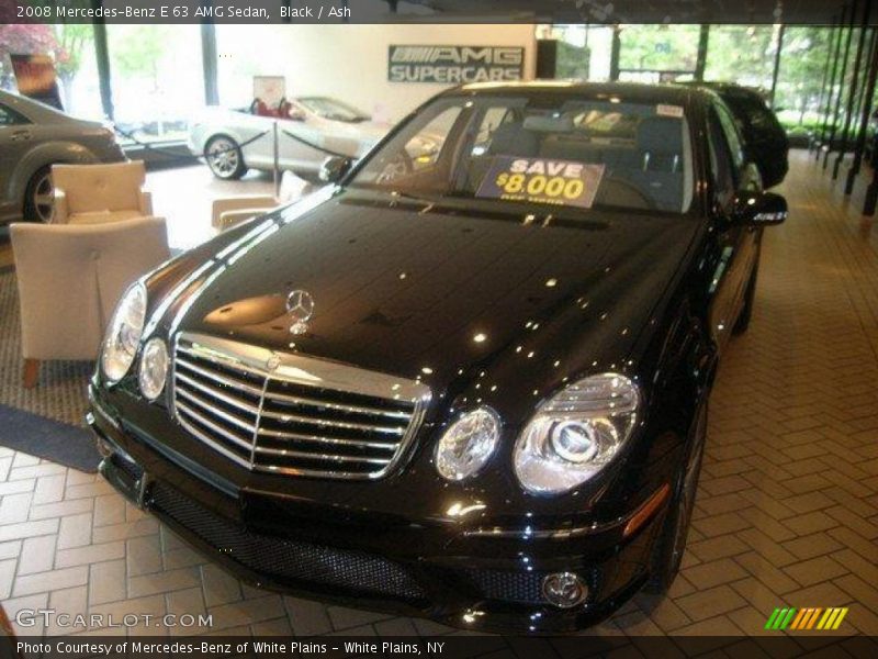 Black / Ash 2008 Mercedes-Benz E 63 AMG Sedan