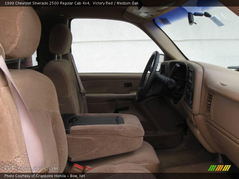 Victory Red / Medium Oak 1999 Chevrolet Silverado 2500 Regular Cab 4x4