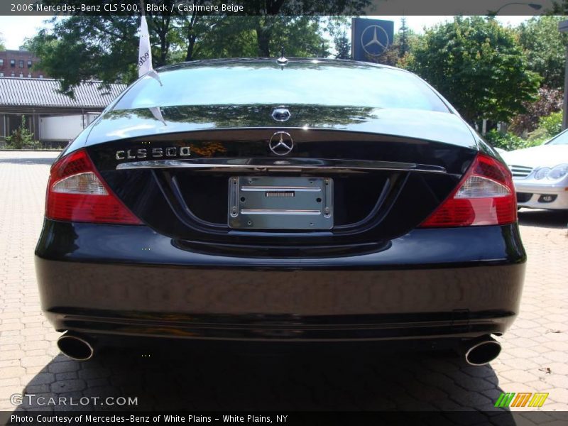 Black / Cashmere Beige 2006 Mercedes-Benz CLS 500