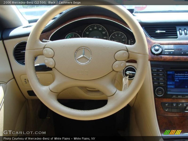 Black / Cashmere Beige 2006 Mercedes-Benz CLS 500