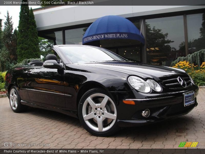 Black / Black/Ash 2006 Mercedes-Benz CLK 500 Cabriolet