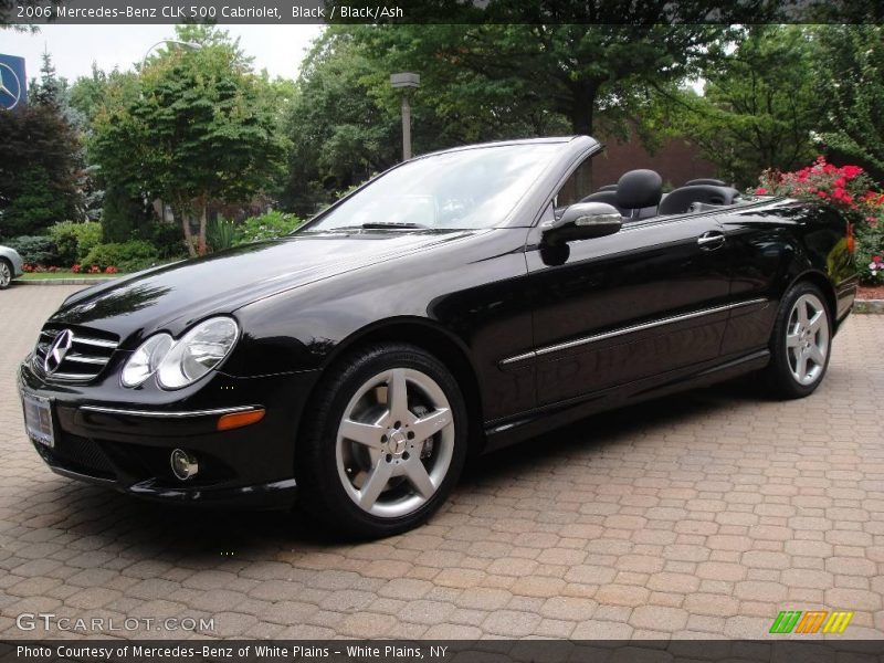 Black / Black/Ash 2006 Mercedes-Benz CLK 500 Cabriolet