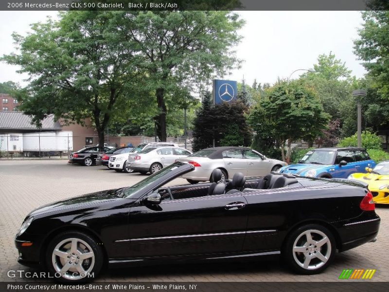 Black / Black/Ash 2006 Mercedes-Benz CLK 500 Cabriolet