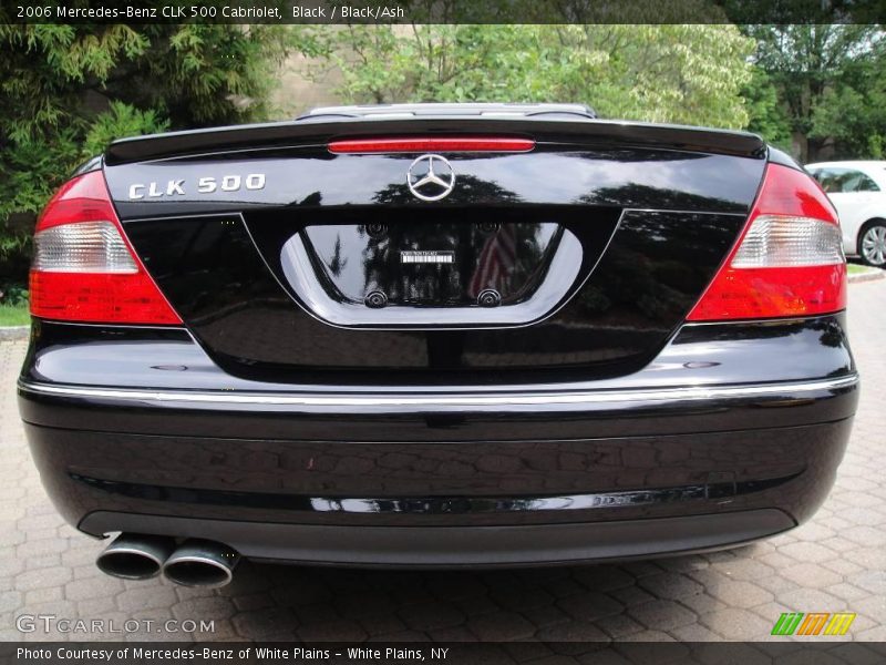 Black / Black/Ash 2006 Mercedes-Benz CLK 500 Cabriolet