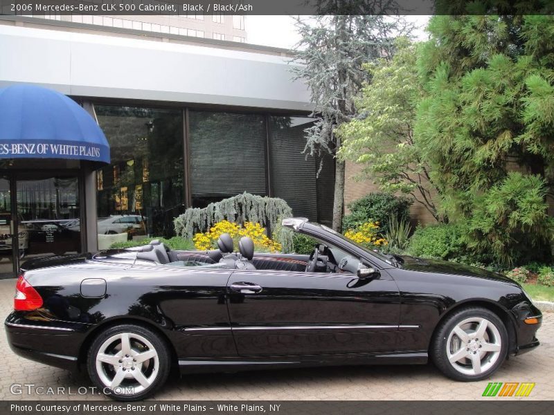 Black / Black/Ash 2006 Mercedes-Benz CLK 500 Cabriolet