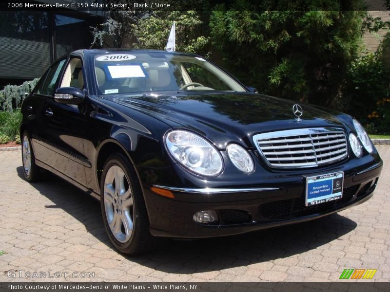 Black / Stone 2006 Mercedes-Benz E 350 4Matic Sedan