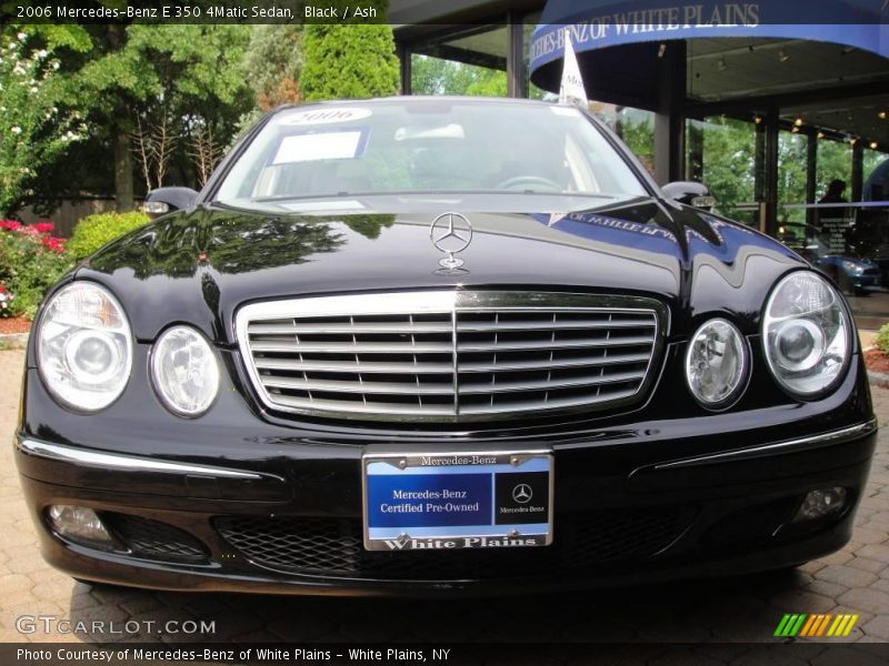 Black / Ash 2006 Mercedes-Benz E 350 4Matic Sedan