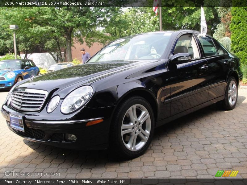 Black / Ash 2006 Mercedes-Benz E 350 4Matic Sedan
