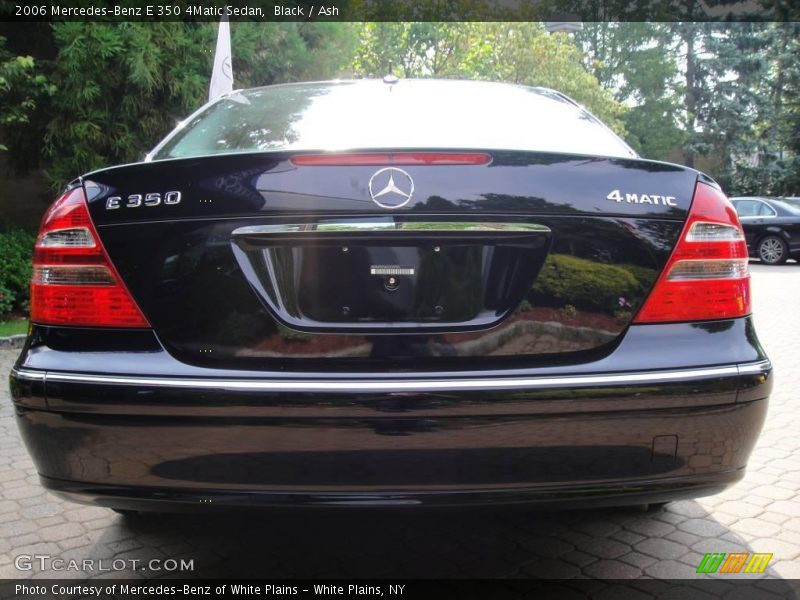 Black / Ash 2006 Mercedes-Benz E 350 4Matic Sedan