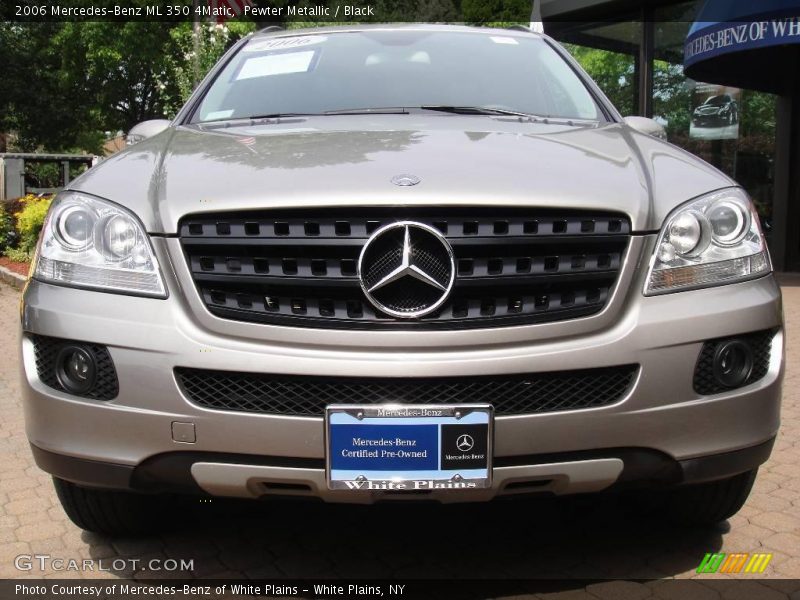 Pewter Metallic / Black 2006 Mercedes-Benz ML 350 4Matic