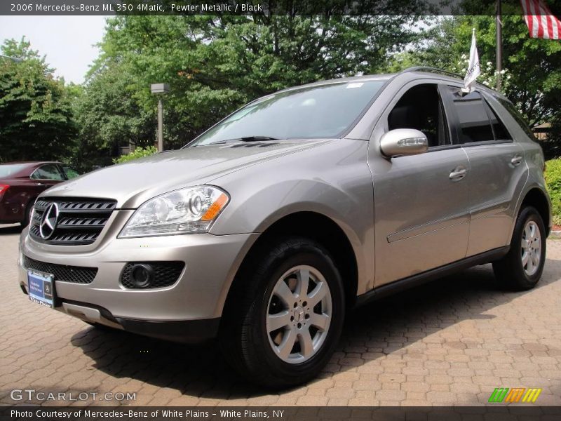 Pewter Metallic / Black 2006 Mercedes-Benz ML 350 4Matic