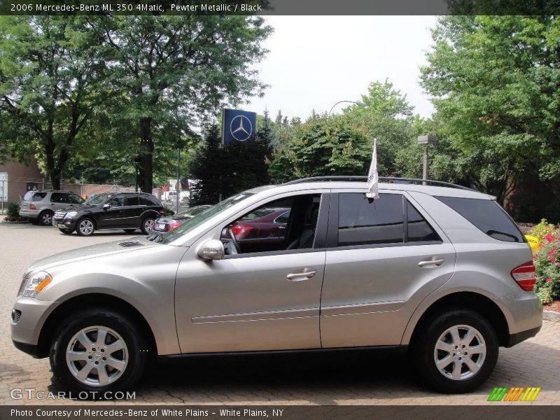 Pewter Metallic / Black 2006 Mercedes-Benz ML 350 4Matic