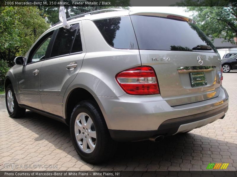 Pewter Metallic / Black 2006 Mercedes-Benz ML 350 4Matic