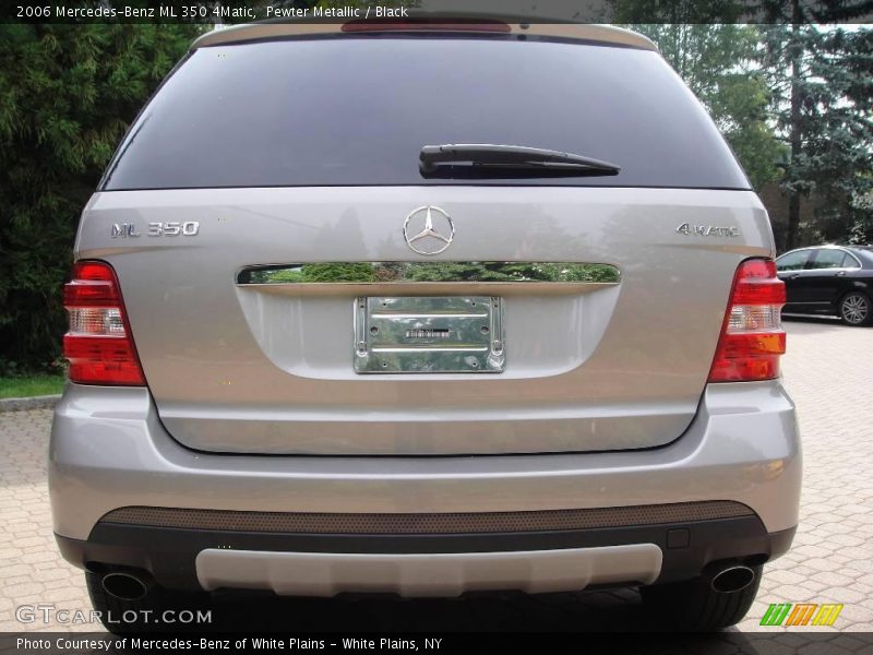Pewter Metallic / Black 2006 Mercedes-Benz ML 350 4Matic