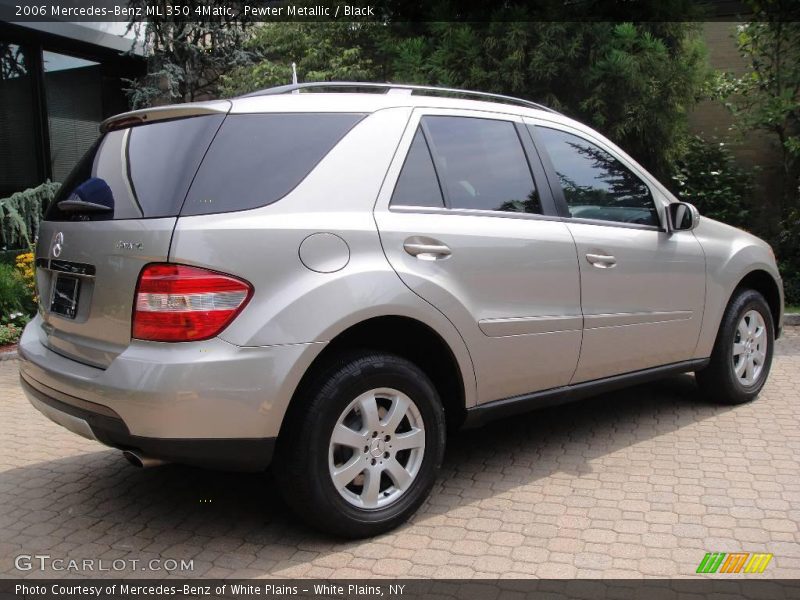 Pewter Metallic / Black 2006 Mercedes-Benz ML 350 4Matic