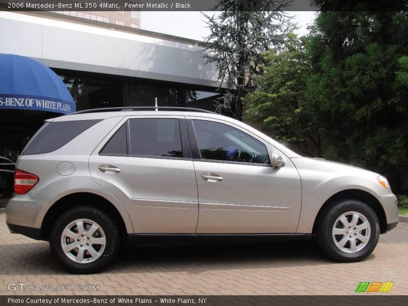 Pewter Metallic / Black 2006 Mercedes-Benz ML 350 4Matic