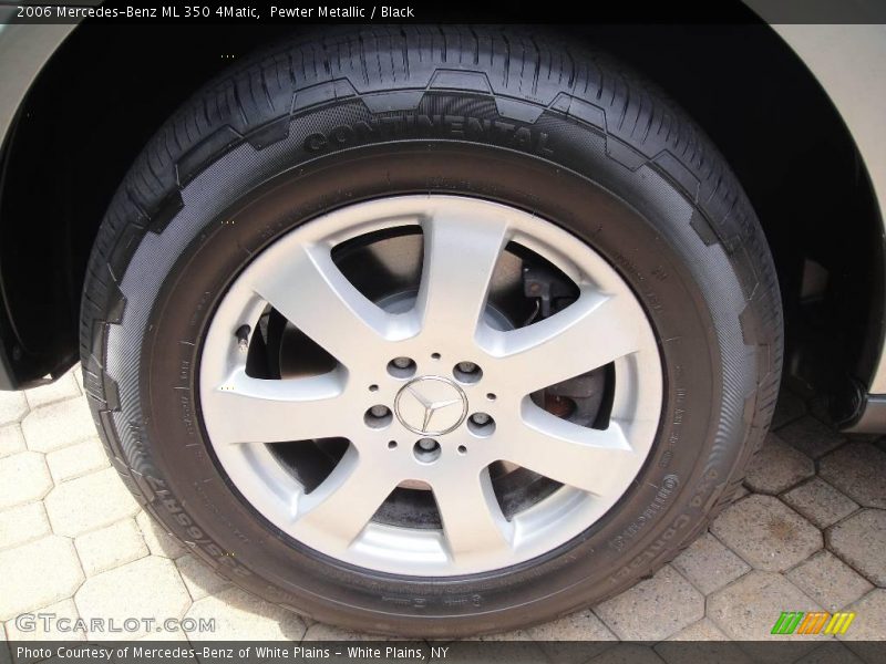 Pewter Metallic / Black 2006 Mercedes-Benz ML 350 4Matic