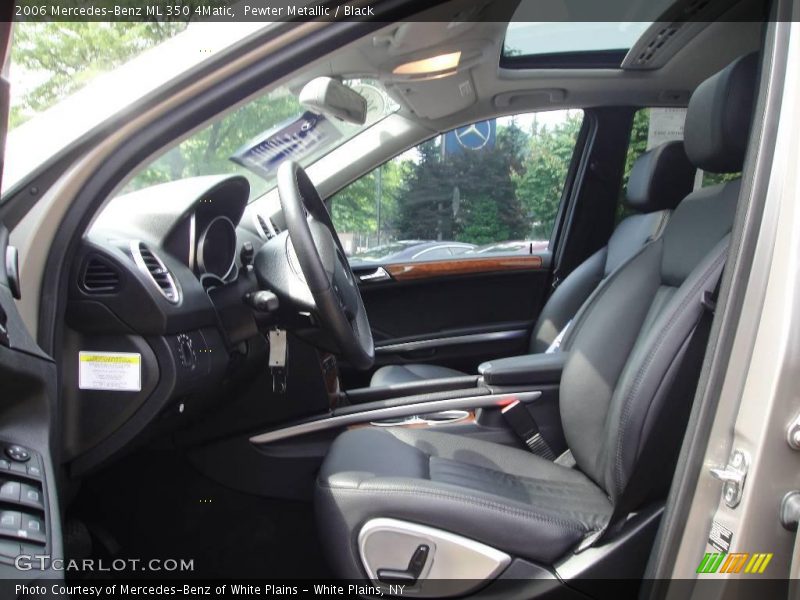 Pewter Metallic / Black 2006 Mercedes-Benz ML 350 4Matic