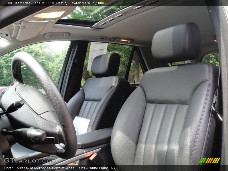 Pewter Metallic / Black 2006 Mercedes-Benz ML 350 4Matic