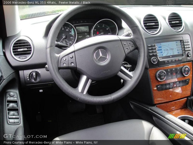Pewter Metallic / Black 2006 Mercedes-Benz ML 350 4Matic