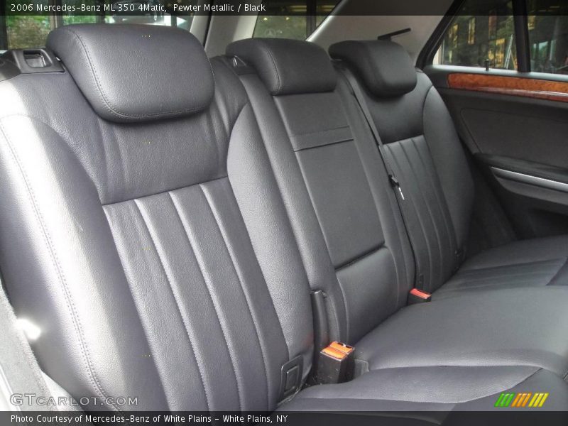 Pewter Metallic / Black 2006 Mercedes-Benz ML 350 4Matic