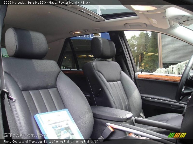 Pewter Metallic / Black 2006 Mercedes-Benz ML 350 4Matic