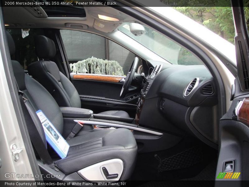 Pewter Metallic / Black 2006 Mercedes-Benz ML 350 4Matic