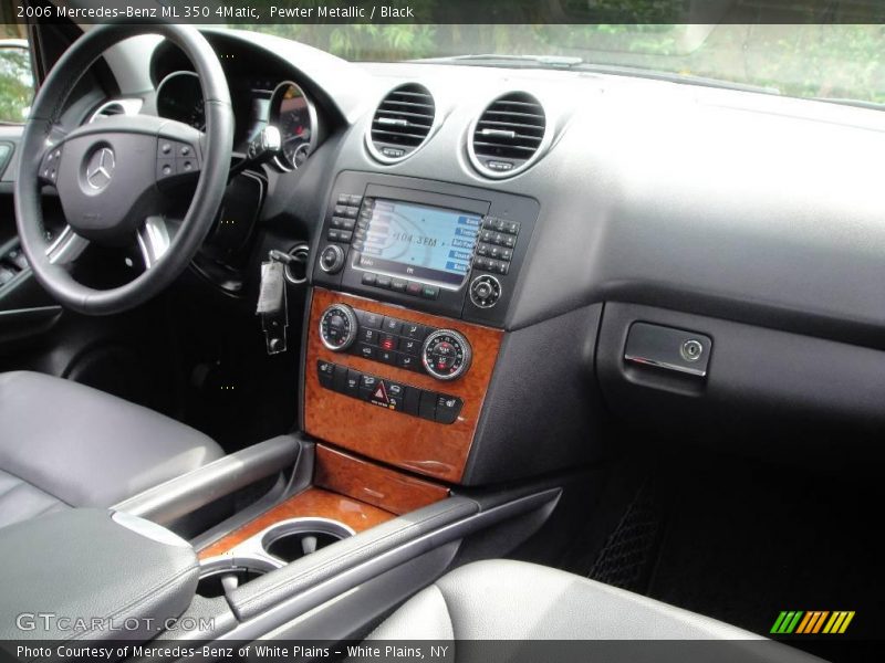 Pewter Metallic / Black 2006 Mercedes-Benz ML 350 4Matic
