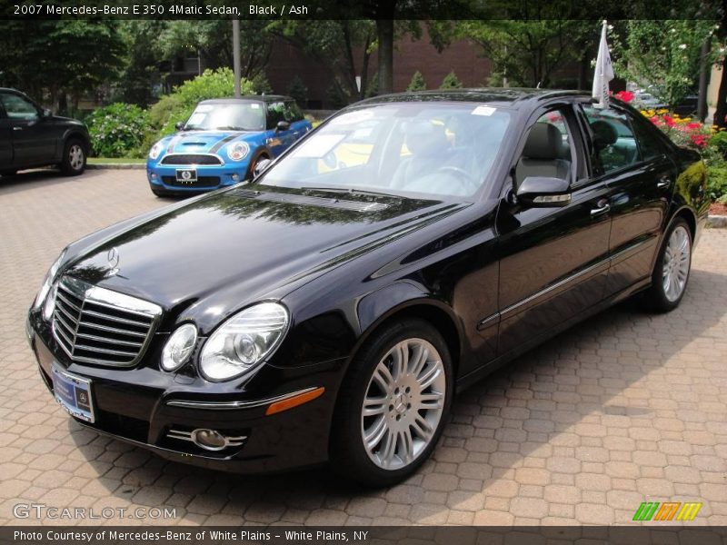 Black / Ash 2007 Mercedes-Benz E 350 4Matic Sedan