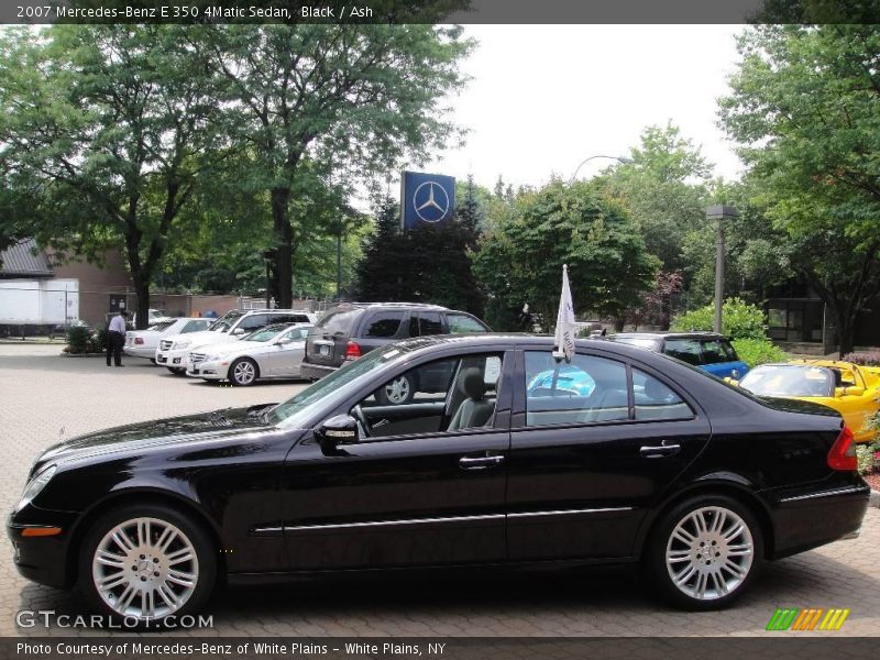 Black / Ash 2007 Mercedes-Benz E 350 4Matic Sedan