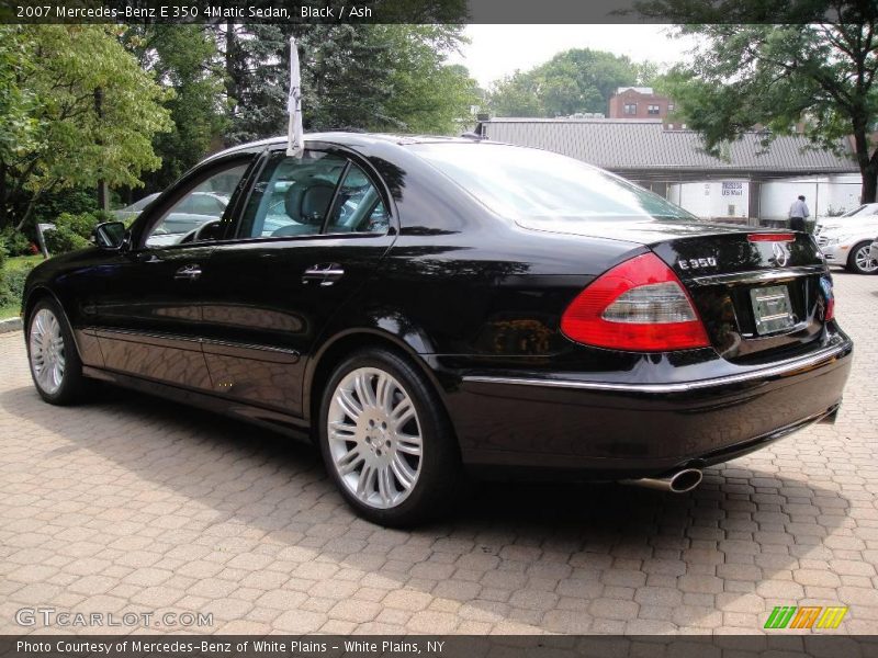 Black / Ash 2007 Mercedes-Benz E 350 4Matic Sedan