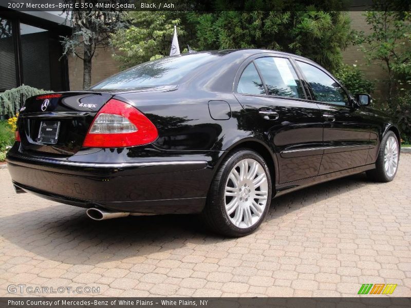 Black / Ash 2007 Mercedes-Benz E 350 4Matic Sedan
