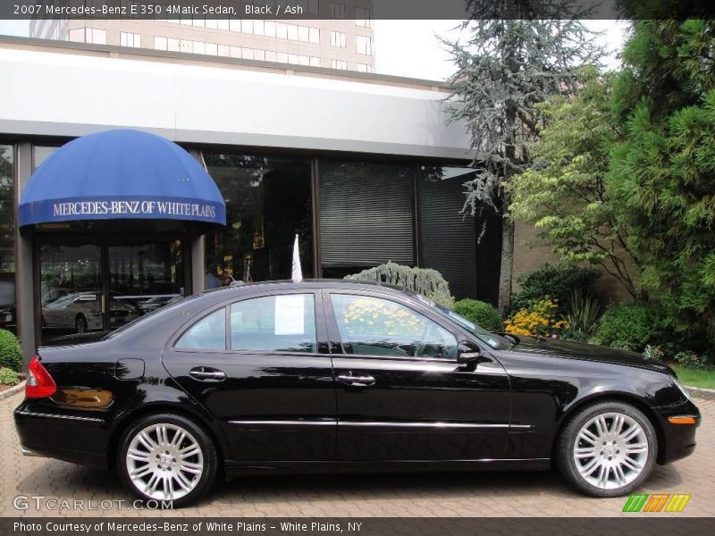 Black / Ash 2007 Mercedes-Benz E 350 4Matic Sedan