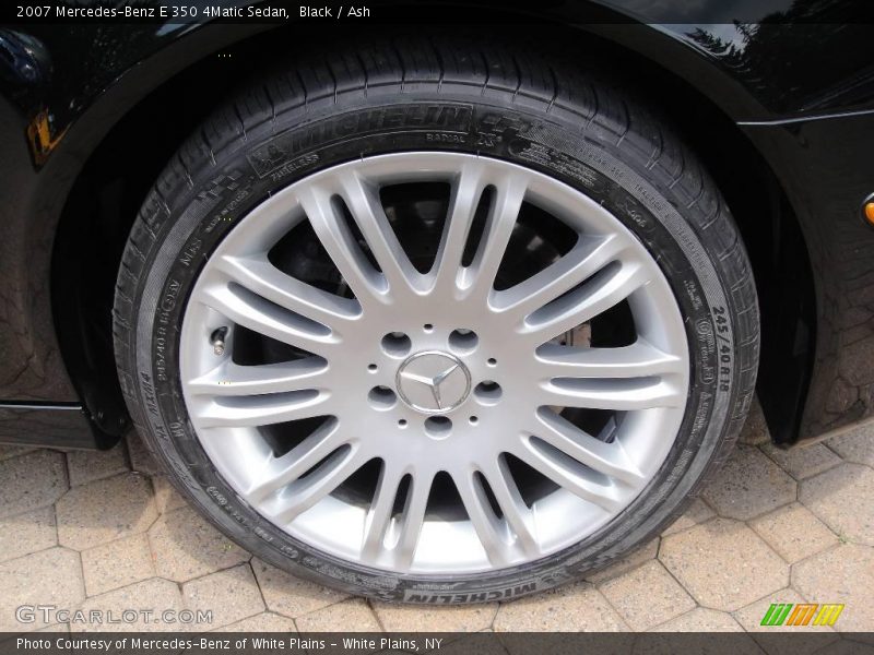 Black / Ash 2007 Mercedes-Benz E 350 4Matic Sedan