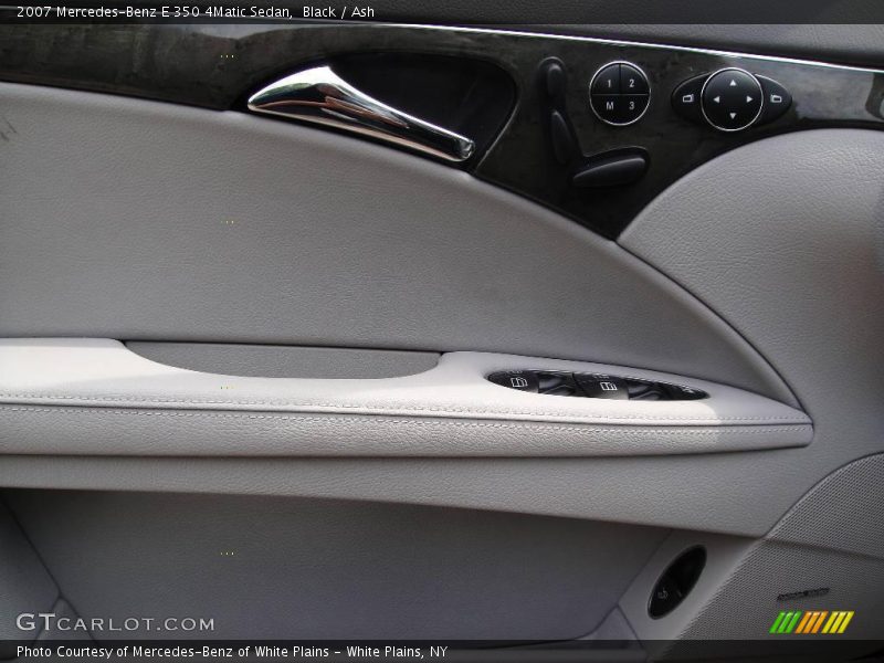Black / Ash 2007 Mercedes-Benz E 350 4Matic Sedan