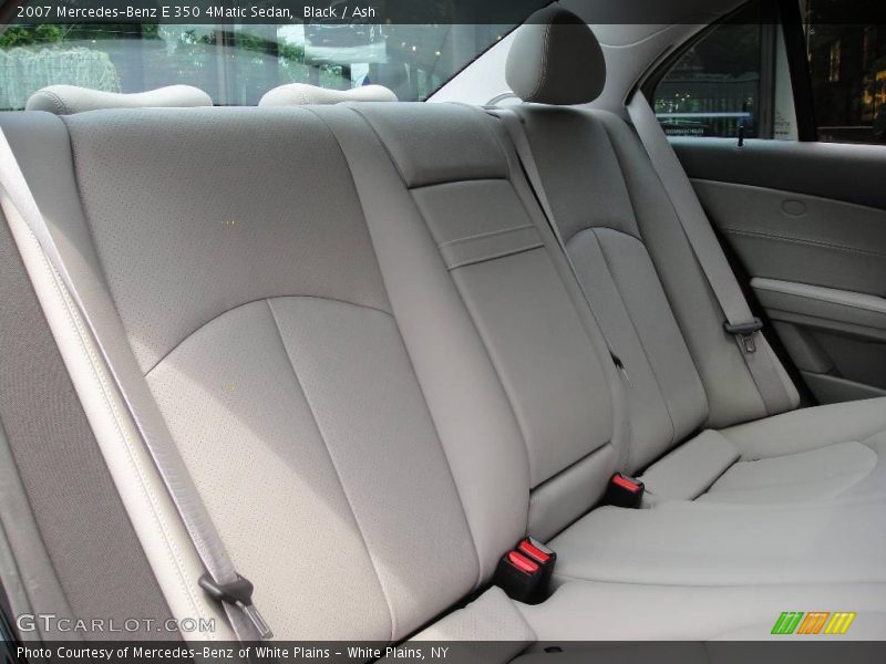 Black / Ash 2007 Mercedes-Benz E 350 4Matic Sedan