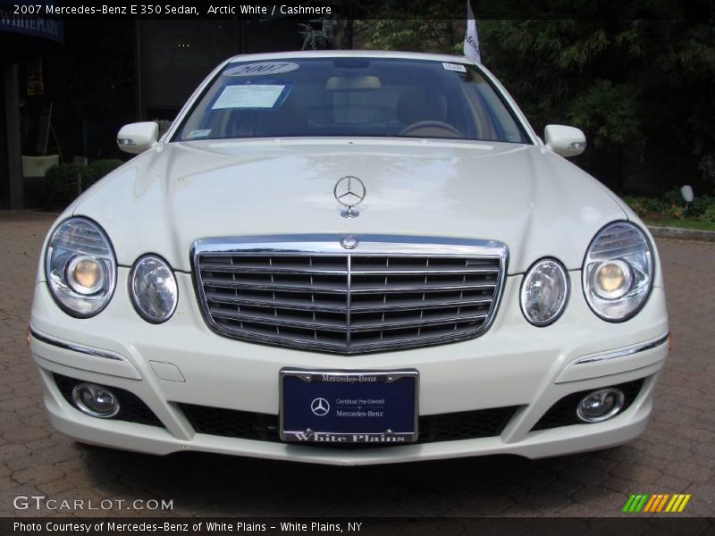 Arctic White / Cashmere 2007 Mercedes-Benz E 350 Sedan