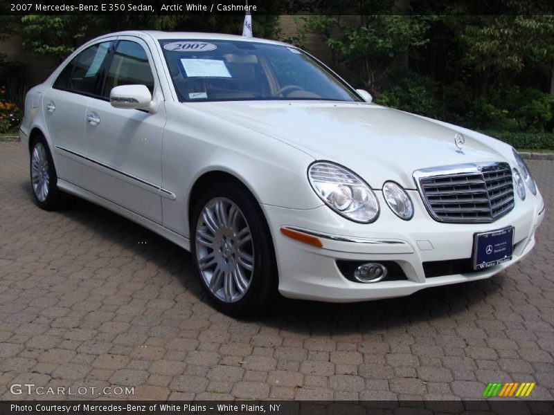 Arctic White / Cashmere 2007 Mercedes-Benz E 350 Sedan