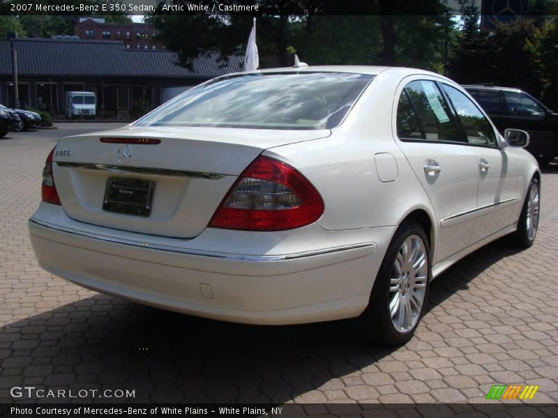 Arctic White / Cashmere 2007 Mercedes-Benz E 350 Sedan