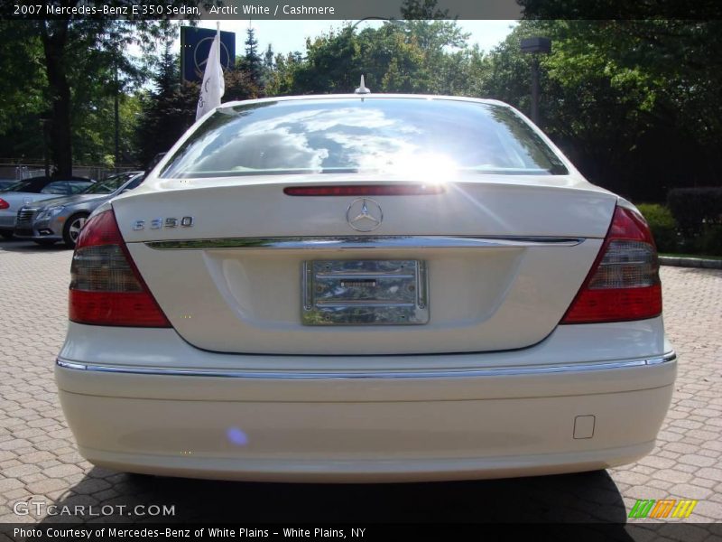 Arctic White / Cashmere 2007 Mercedes-Benz E 350 Sedan