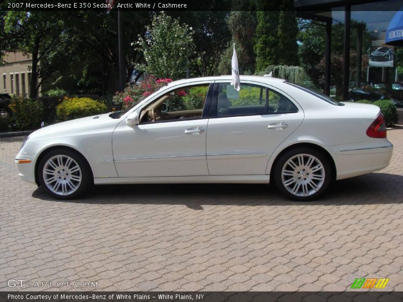 Arctic White / Cashmere 2007 Mercedes-Benz E 350 Sedan