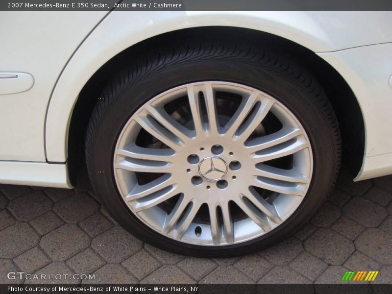 Arctic White / Cashmere 2007 Mercedes-Benz E 350 Sedan
