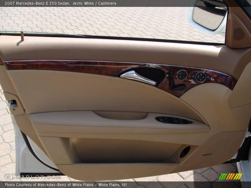 Arctic White / Cashmere 2007 Mercedes-Benz E 350 Sedan