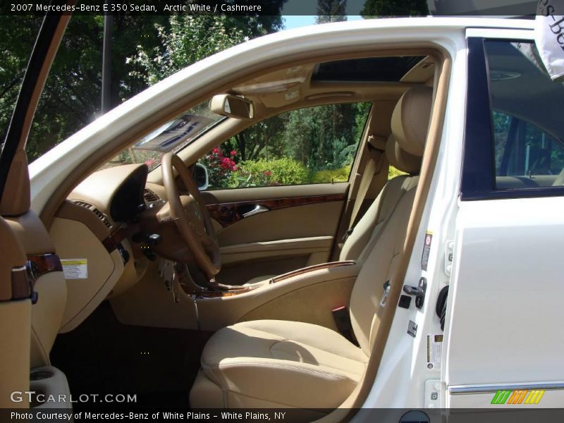 Arctic White / Cashmere 2007 Mercedes-Benz E 350 Sedan